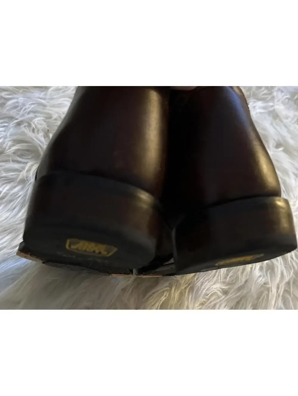 DAN POST FRANKLIN 11" WESTERN GENIUNE LEATHER MEN'S BOOTS 9.5D Cowboy square toe - Picture 12 of 15